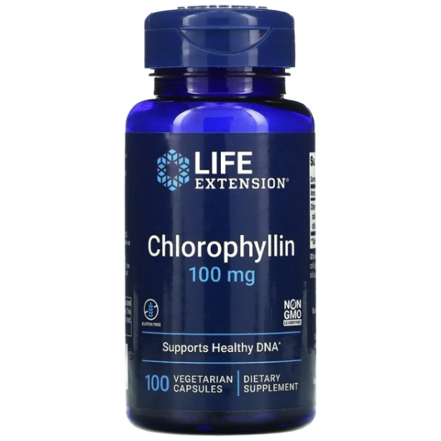 Life extension Chlorofilinas 100 mg 100 veganų kapsulių Life extension Chlorofilinas 100 mg 100 veganų kapsulių