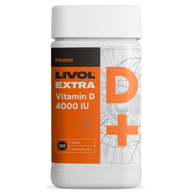 Livol Extra Vitamin D3 4000 IU 120 tablets Livol Extra Vitamin D3 4000 IU 120 tablets
