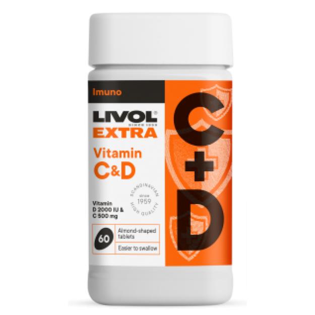 Livol Extra C+D 60 tabletti Livol Extra C+D 60 tabletti