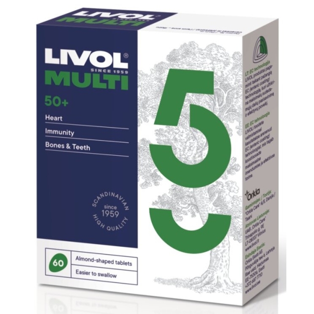 Livol Multi 50+ 60 tabletes