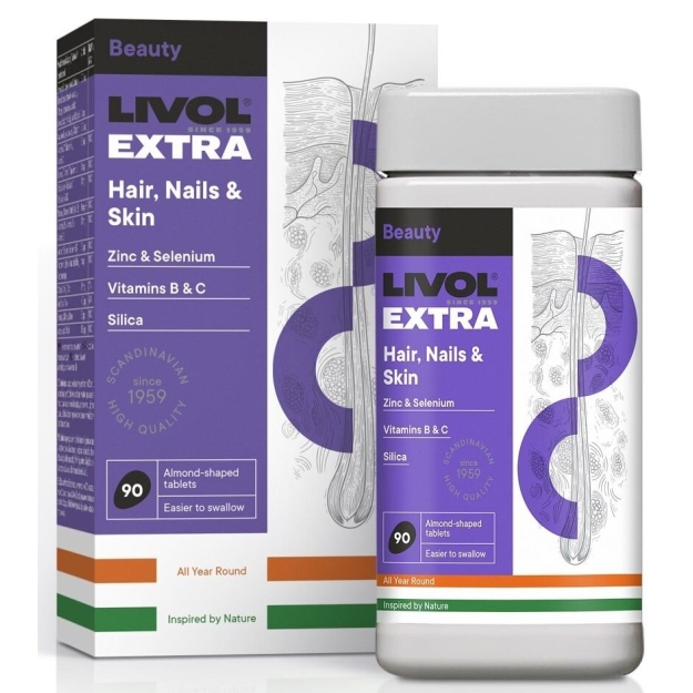 Livol Extra Hair Skin Nails 90 tabletti