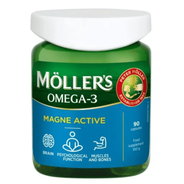 Möllers Omega-3 Magne Active 90 capsules Möllers Omega-3 Magne Active 90 capsules