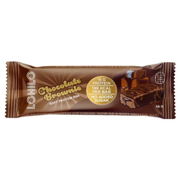Lohilo Soft Bar 55 г - Шоколадный брауни Lohilo Soft Bar 55 г - Шоколадный брауни