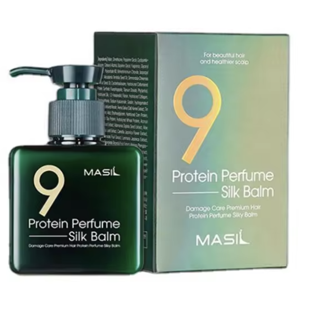 Masil 9 Protein Sisse jäetav palsam kahjustatud juustele 180 ml foto