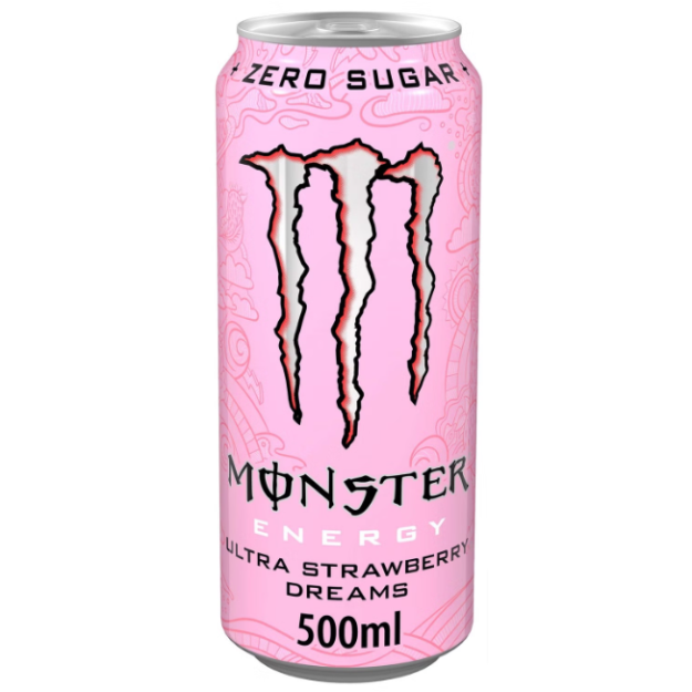 Monster Energy Энергетический напиток Monster Ultra Strawberry Dreams 500 мл Monster Energy Энергетический напиток Monster Ultra Strawberry Dreams 500 мл