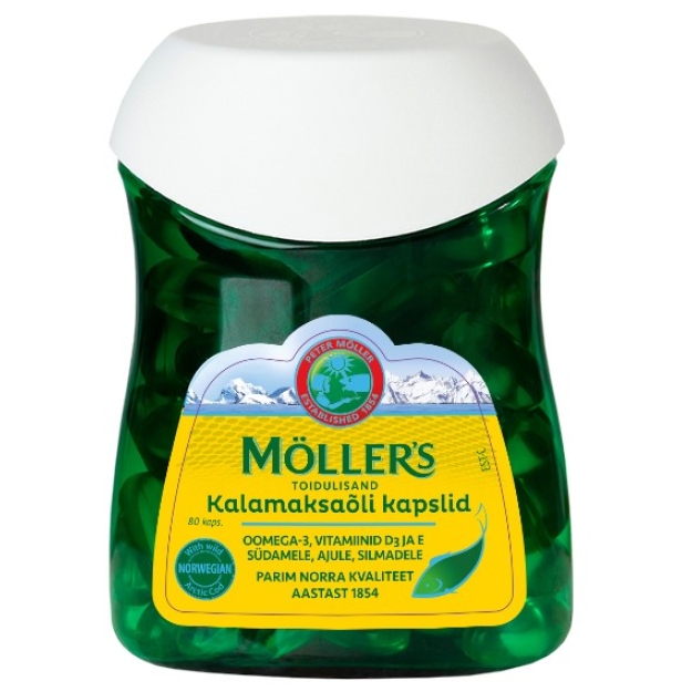 Möllers Omega-3 Fish oil 80 capsules