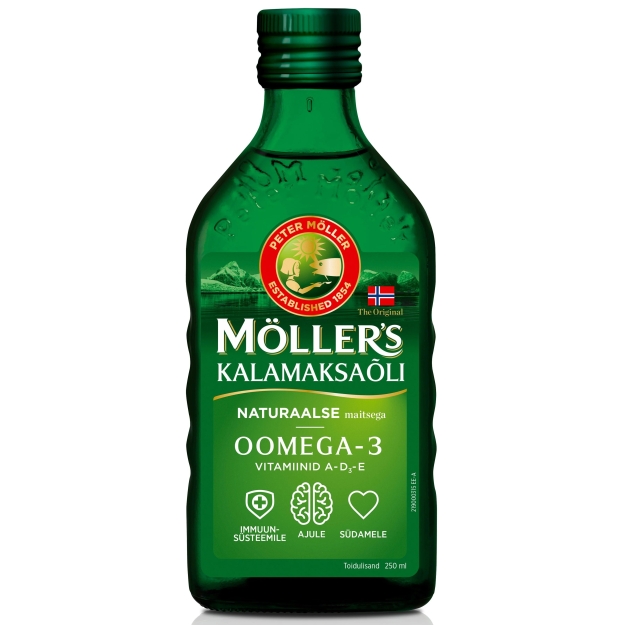 Möllers Fish Liver Oil 250 ml - Natural Möllers Fish Liver Oil 250 ml - Natural