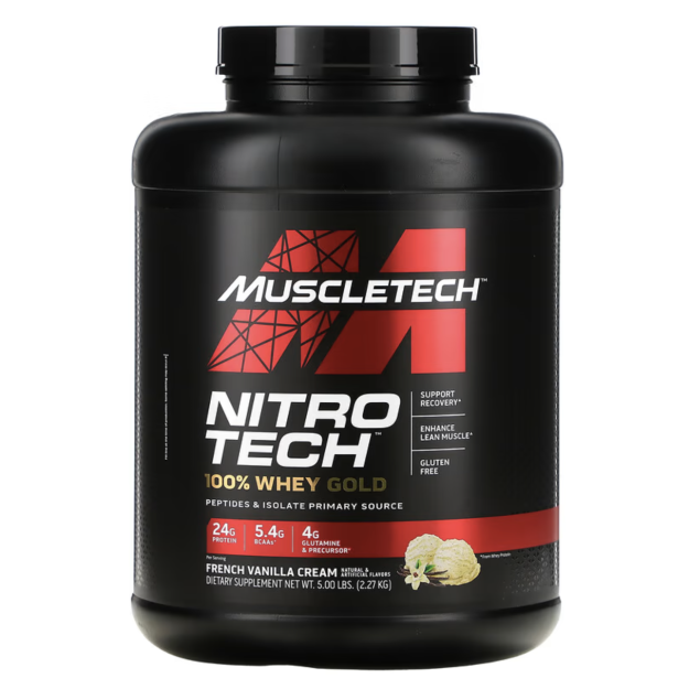 MuscleTech Nitro Tech 100% Whey Gold 2270 г MuscleTech Nitro Tech 100% Whey Gold 2270 г