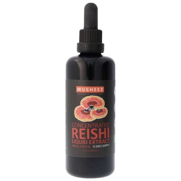 Musheez Organic Reishi Liquid Extract 100 ml picture Musheez Organic Reishi Liquid Extract 100 ml photo