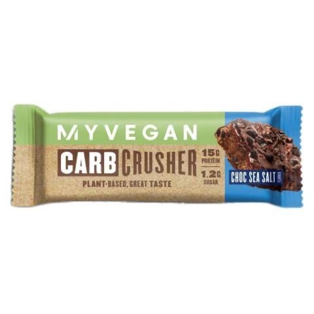 Myprotein Vegan Carb Crusher 60 g - Šokoladas su jūros druska Myprotein Vegan Carb Crusher 60 g - Šokoladas su jūros druska