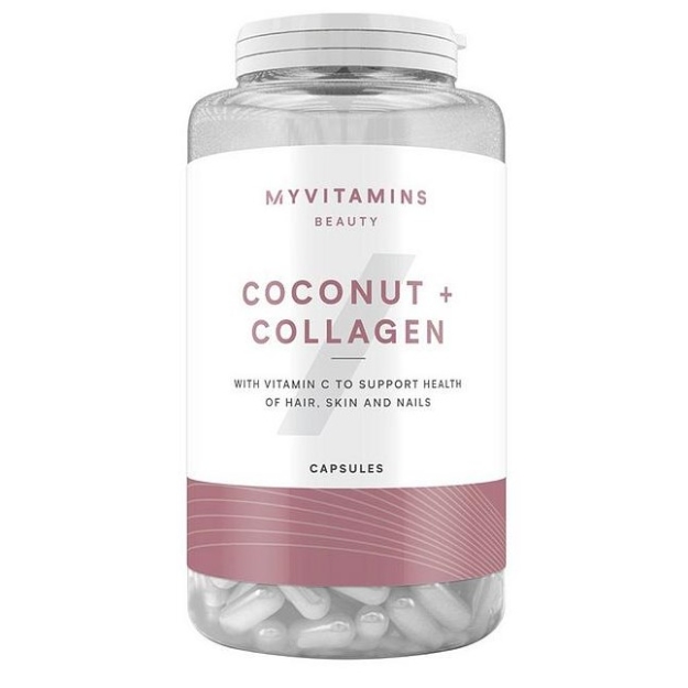 Myprotein Kokosrieksts un kolagēns 180 kapsulas Myprotein Kokosrieksts un kolagēns 180 kapsulas