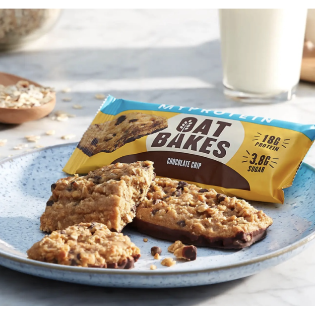 Myprotein Oat Bakes 75 g - Šokolaadi tükid pilt Myprotein Oat Bakes 75 g - Šokolaadi tükid foto