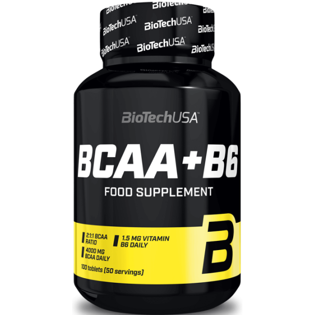 Biotech USA BCAA+B6 100tabs pilt Biotech USA BCAA+B6 100tabs foto