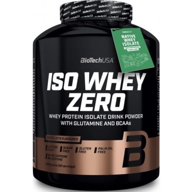 Biotech USA Iso Whey Zero 1800 g - Caffe Latte foto