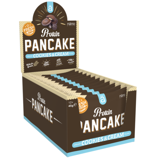 Ä Nano supps Ä protein pancakes 12x45 g - cookies and cream photo
