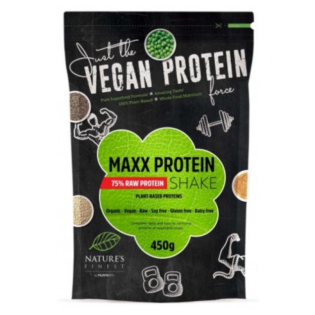 Nature's Finest Maxx 75% raw protein shake 450 г Nature's Finest Maxx 75% raw protein shake 450 г