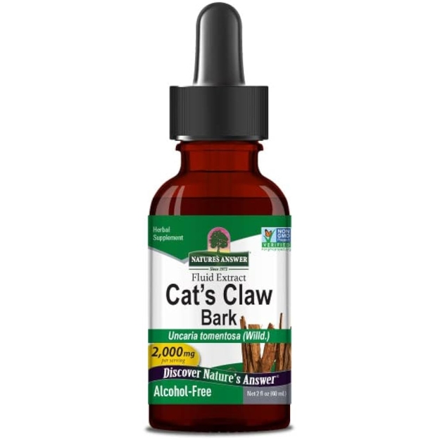 Nature's Answer Cat's' Claw Bark Alcohol-Free 2000 mg 60 ml Nature's Answer Cat's' Claw Bark Alcohol-Free 2000 mg 60 ml
