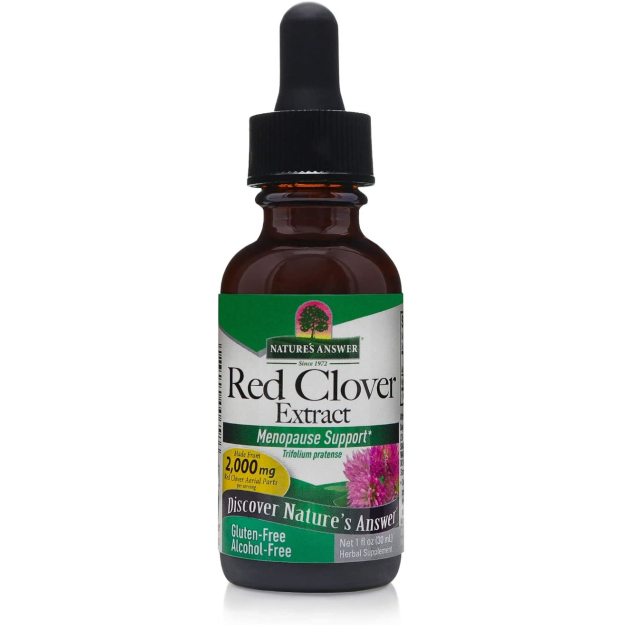 Nature's Answer Sarkanais āboliņš virszemes daļas Alcohol-Free 2000 mg 30 ml Nature's Answer Sarkanais āboliņš virszemes daļas Alcohol-Free 2000 mg 30 ml