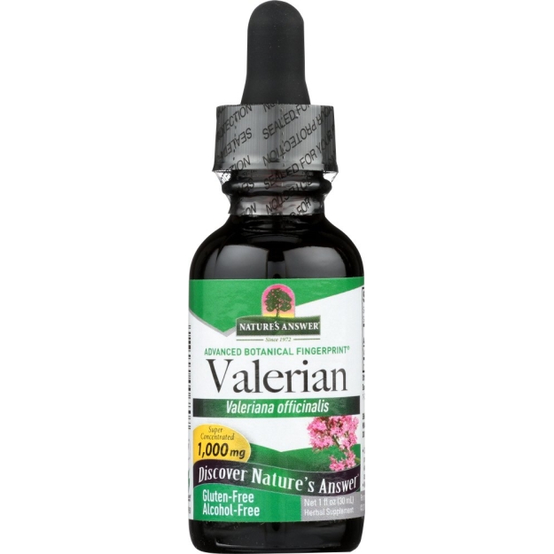 Nature's Answer Valerian Root Alcohol-Free 1000 mg 30 ml Nature's Answer Valerian Root Alcohol-Free 1000 mg 30 ml