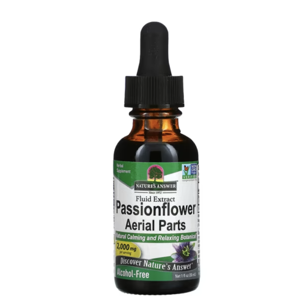 Nature's Answer Passion Flower Aerial Parts 30 ml pilt Nature's Answer Passion Flower Aerial Parts 30 ml foto