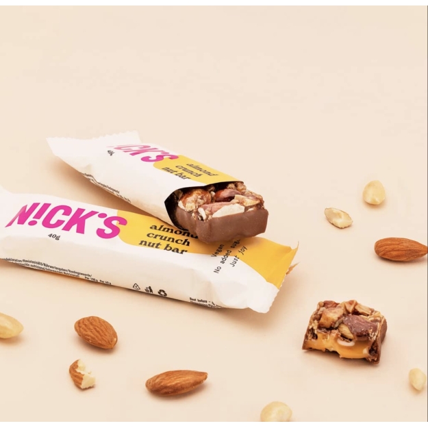 Nick's Nuts Bar 40 g - Crispy Almond Nick's Nuts Bar 40 g - Crispy Almond