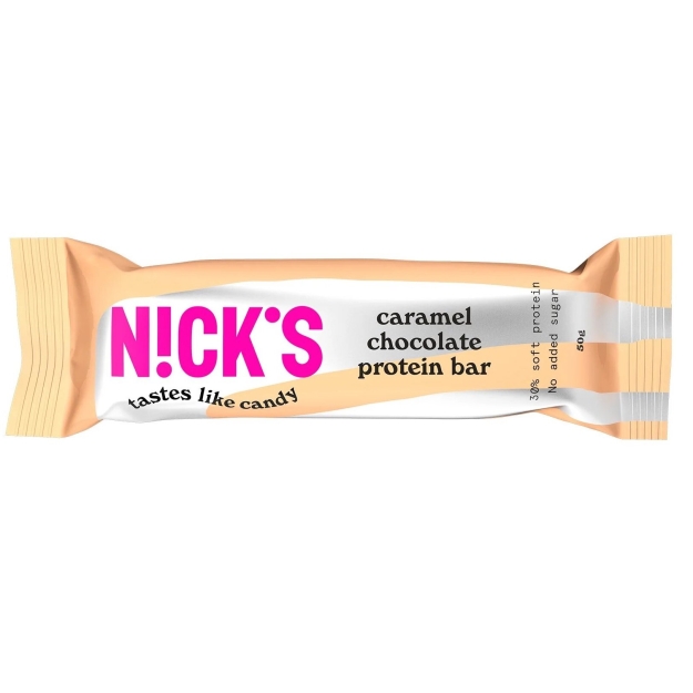 Nick's Protein Bar 50 g - Caramel Nick's Protein Bar 50 g - Caramel