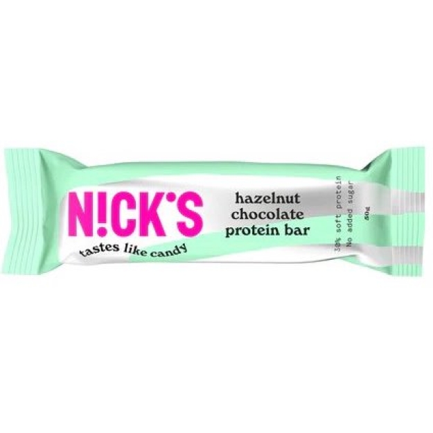 Nick's Protein Bar 50 g - Hazelnut Cream Nick's Protein Bar 50 g - Hazelnut Cream