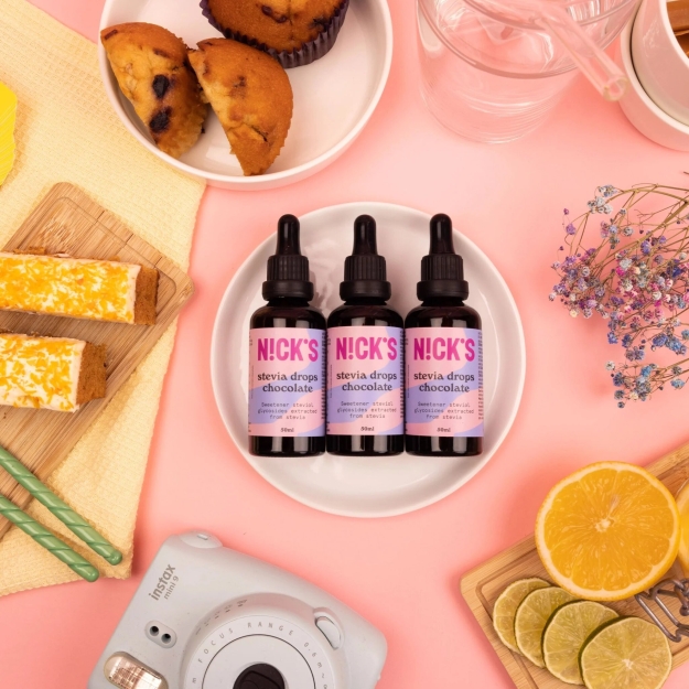 Nick's Stevia Drops 50 ml - Chocolate Nick's Stevia Drops 50 ml - Chocolate