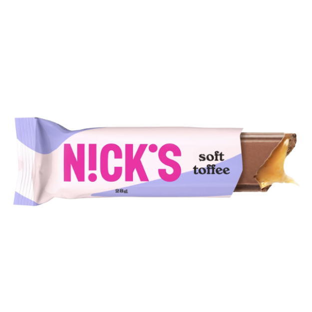 Nick's Piena šokolāde 28 g - Toffee