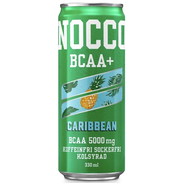 Nocco BCAA+ 330 ml - Caribbean (ananass) pilt Nocco BCAA+ 330 ml - Caribbean (ananass) foto