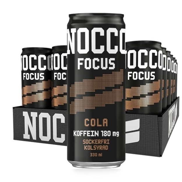 Nocco BCAA Focus 330 ml - Cola x 24 Nocco BCAA Focus 330 ml - Cola x 24