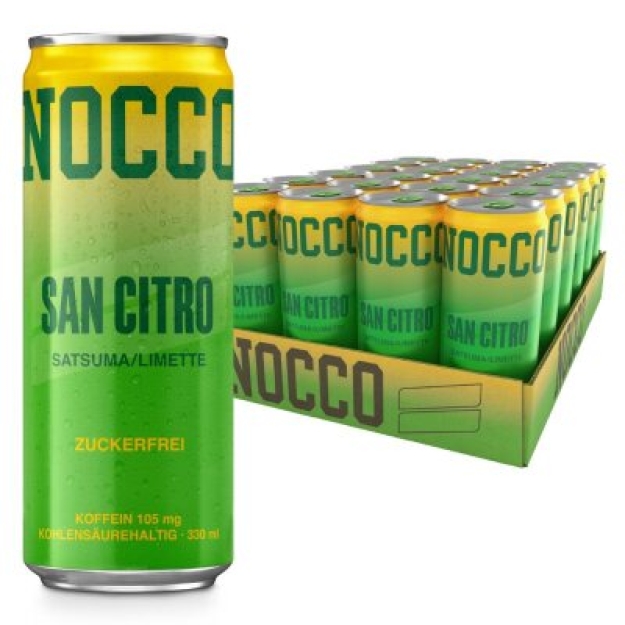 Nocco BCAA 330 ml - San Citro (Lime) x 24 Nocco BCAA 330 ml - San Citro (Lime) x 24