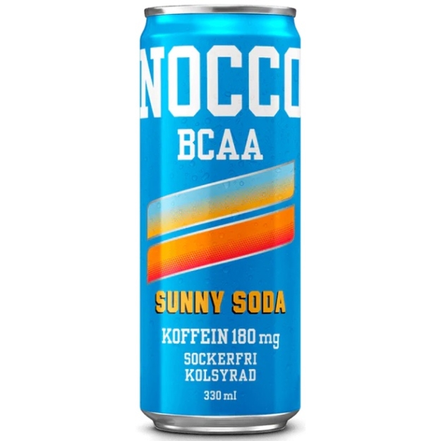 Nocco BCAA 330 ml - Sunny soda (sweet peach and sour raspberry)