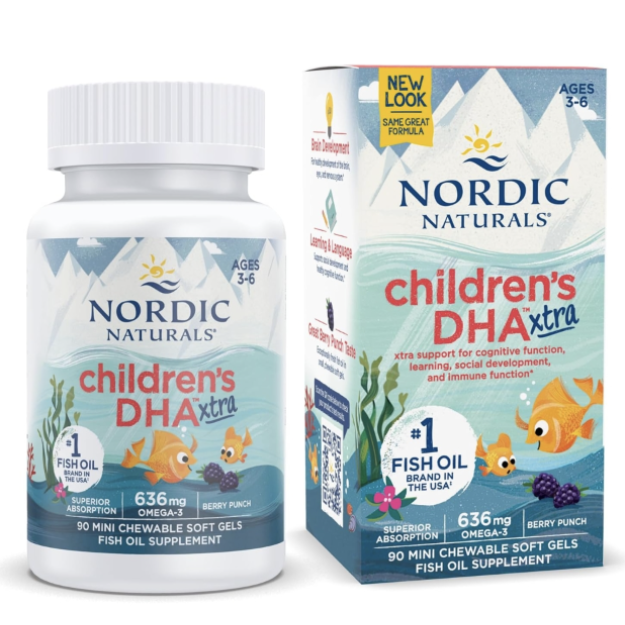 Nordic Naturals Žuvų taukai vaikams DHR 636 mg 90 Mini gelio kapsulių Nordic Naturals Žuvų taukai vaikams DHR 636 mg 90 Mini gelio kapsulių