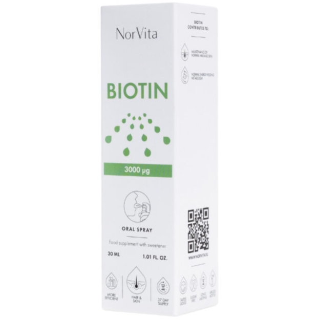 NorVita Biotin 3000 mcg 30 ml picture NorVita Biotin 3000 mcg 30 ml photo