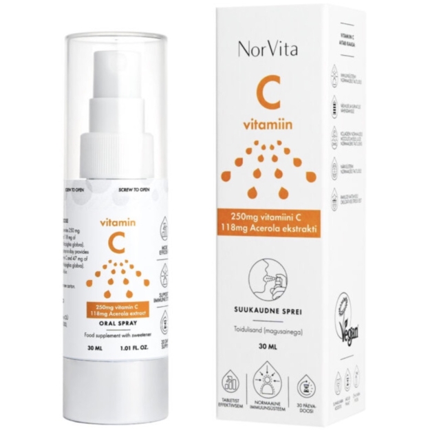 NorVita C vitamīns 30 ml bilde NorVita C vitamīns 30 ml fotogrāfija