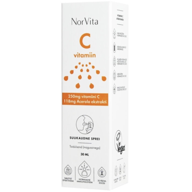 NorVita C vitamīns 30 ml bilde NorVita C vitamīns 30 ml fotogrāfija