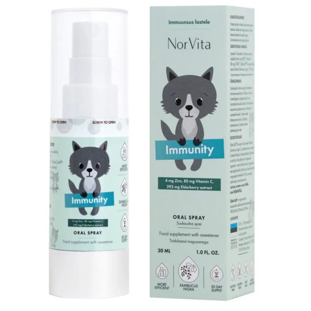 NorVita Immuunsus Lastele 30 ml pilt NorVita Immuunsus Lastele 30 ml foto