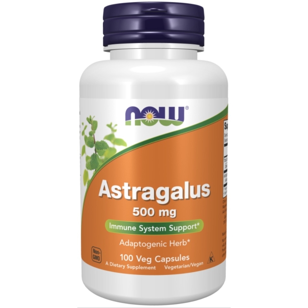 NOW Astragalus 500 mg uz 100 kapsulām bilde NOW Astragalus 500 mg uz 100 kapsulām fotogrāfija