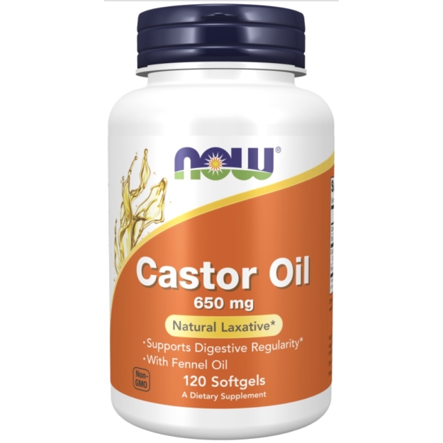 Castor Oil 650 mg 120 softgels