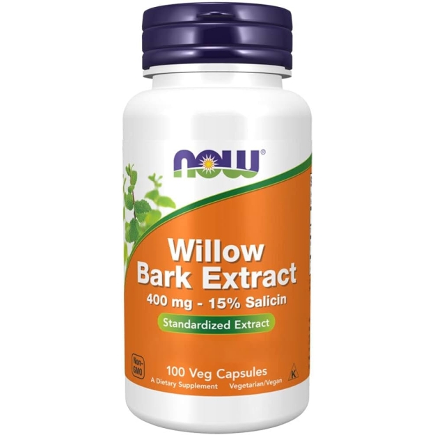 NOW Foods Экстракт коры ивы 400 мг 100 капсул NOW Foods Экстракт коры ивы 400 мг 100 капсул