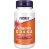 NOW Foods Vitamīns D3 & K2 120 kapsulas NOW Foods Vitamīns D3 & K2 120 kapsulas