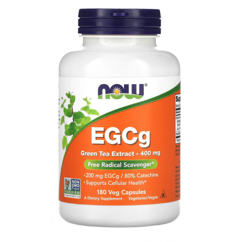 EGCg Žaliosios arbatos ekstraktas 400 mg 180 veganų kapsulių