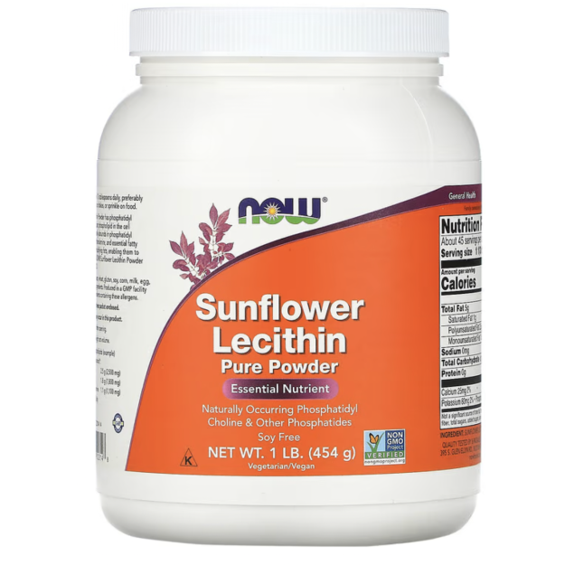 Saulespuķu lecitīna pulveris 454 g