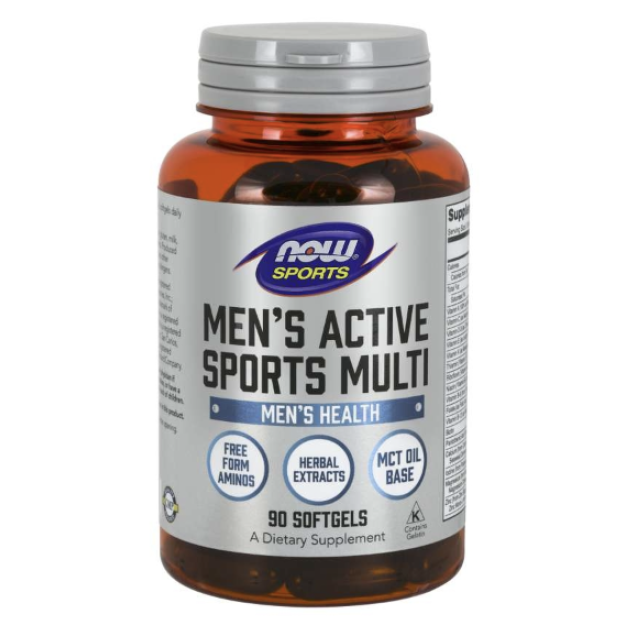 NOW Foods Men's Active Sports Multi 90 гелевых капсул