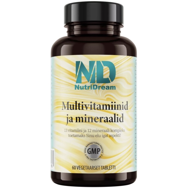 Multivitamiinid ja Mineraalid 60 vege tabletti