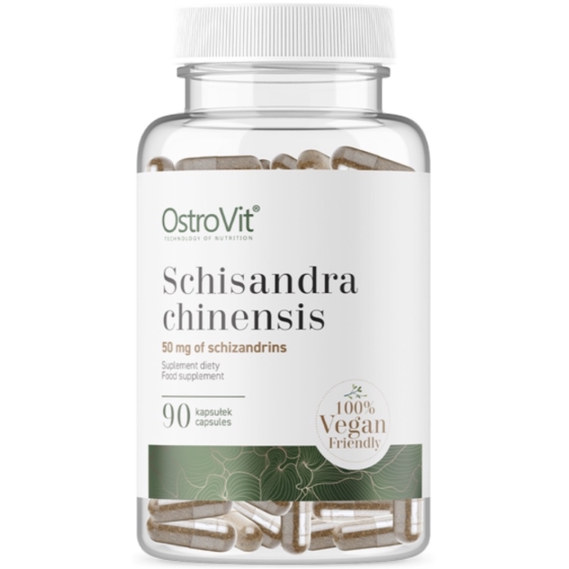 Ostrovit Schisandra Chinensis VEGE 90 kapsulas bilde Ostrovit Schisandra Chinensis VEGE 90 kapsulas fotogrāfija