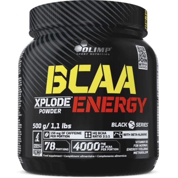 Olimp Bcaa Xplode powder Energy 500 g fotogrāfija