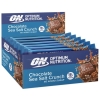 Optimum Nutrition Crunchy protein bar 55 g - Chocolate with sea salt x 12 Optimum Nutrition Crunchy protein bar 55 g - Chocolate with sea salt x 12