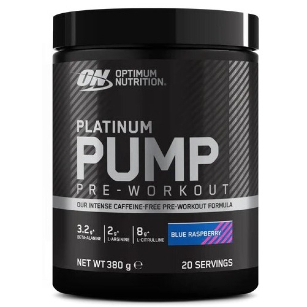 Optimum Nutrition Platinum Pump (Be kofeino) 380 g Optimum Nutrition Platinum Pump (Be kofeino) 380 g